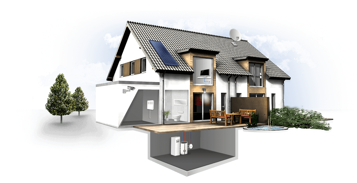 Querschnitt Eigenheim